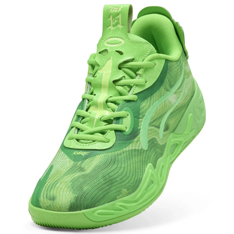 Puma Lamelo Ball MB.04 LO Team Mens Green Athletic Basketball Shoes
