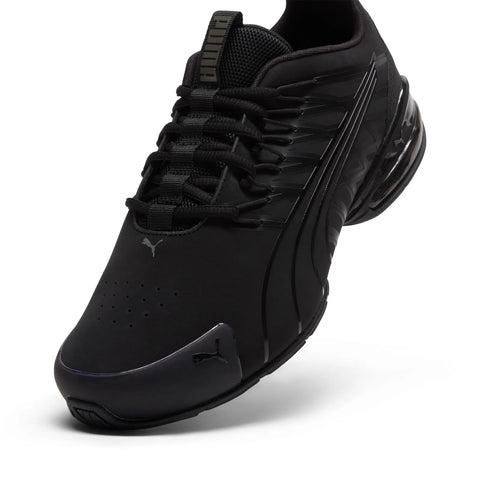 Puma Voltaic Evo Nubuck Wide Mens Black Wide Athletic Running Shoes