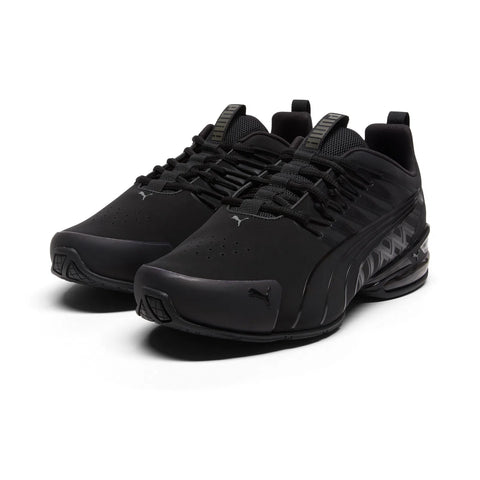 Puma Voltaic Evo Nubuck Wide Mens Black Wide Athletic Running Shoes