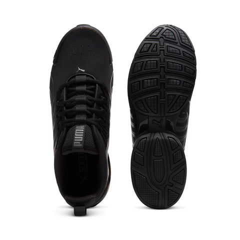 Puma Voltaic Evo Nubuck Wide Mens Black Wide Athletic Running Shoes