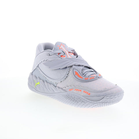 Puma Lamelo Ball MB.05 Metallic Mens Gray Athletic Basketball Shoes