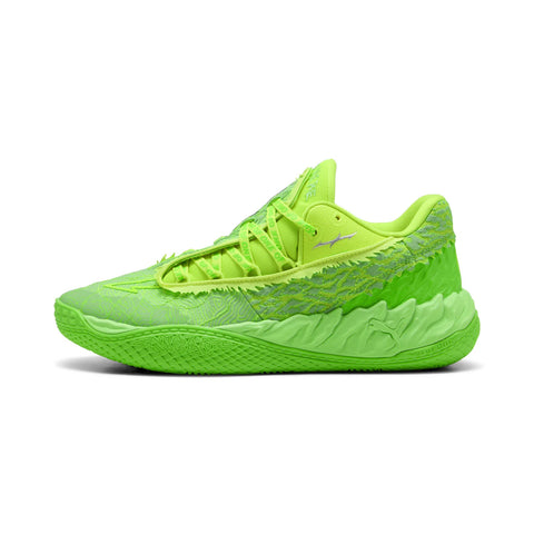 Puma MB.05 LO Flourish 31275301 Mens Green Mesh Athletic Basketball Shoes