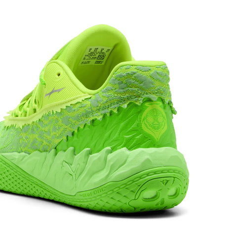 Puma MB.05 LO Flourish 31275301 Mens Green Mesh Athletic Basketball Shoes
