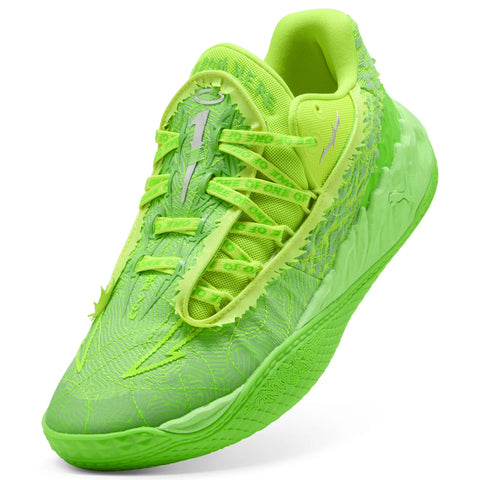 Puma MB.05 LO Flourish 31275301 Mens Green Mesh Athletic Basketball Shoes