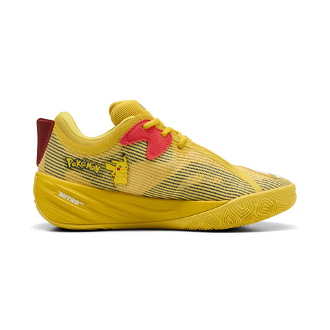 Puma All Pro Nitro 2 Pikachu Pokemon Mens Yellow Athletic Basketball Shoes