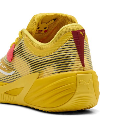 Puma All Pro Nitro 2 Pikachu Pokemon Mens Yellow Athletic Basketball Shoes