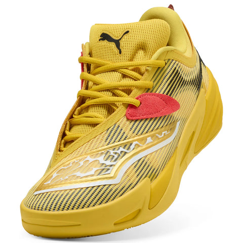 Puma All Pro Nitro 2 Pikachu Pokemon Mens Yellow Athletic Basketball Shoes