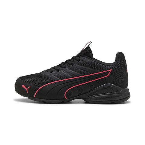 Puma Electro 31385109 Womens Black Mesh Lace Up Athletic Running Shoes