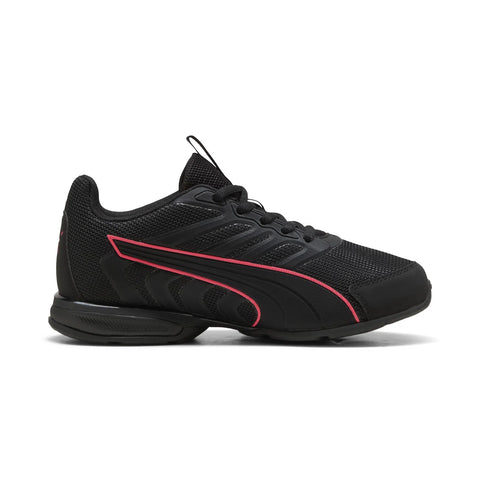 Puma Electro 31385109 Womens Black Mesh Lace Up Athletic Running Shoes