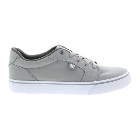 DC Anvil Tx 320040-GRW Mens Gray Canvas Skate Inspired Sneakers Shoes