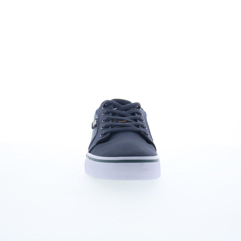 DC Anvil TX 320040-XBCW Mens Blue Canvas Skate Inspired Sneakers Shoes