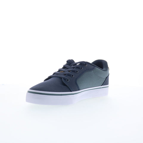 DC Anvil TX 320040-XBCW Mens Blue Canvas Skate Inspired Sneakers Shoes