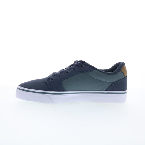 DC Anvil TX 320040-XBCW Mens Blue Canvas Skate Inspired Sneakers Shoes