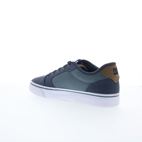 DC Anvil TX 320040-XBCW Mens Blue Canvas Skate Inspired Sneakers Shoes