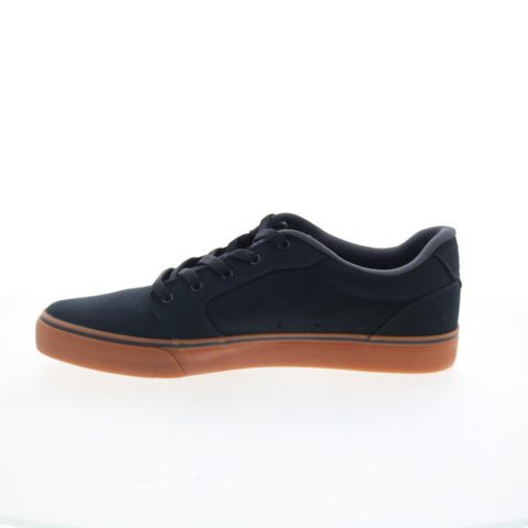 DC Anvil TX 320040 Mens Black Canvas Skate Inspired Sneakers Shoes