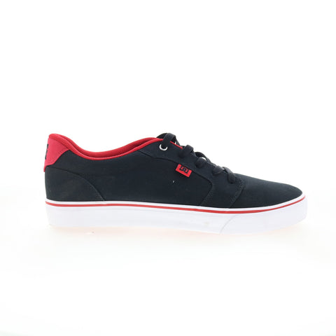DC Anvil TX 320040 Mens Black Canvas Skate Inspired Sneakers Shoes