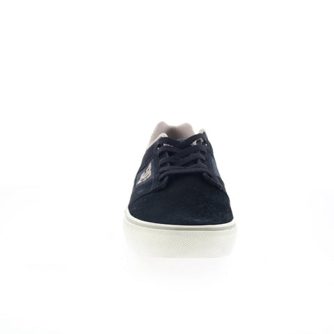 DC Bridge 320096 Mens Black Suede Lace Up Skate Inspired Sneakers Shoes