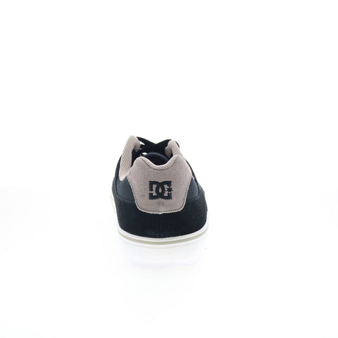 DC Bridge 320096 Mens Black Suede Lace Up Skate Inspired Sneakers Shoes