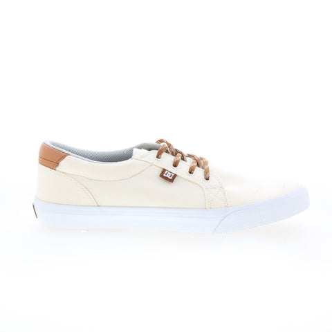 DC Bridge 320096 Mens Beige Suede Lace Up Skate Inspired Sneakers Shoes
