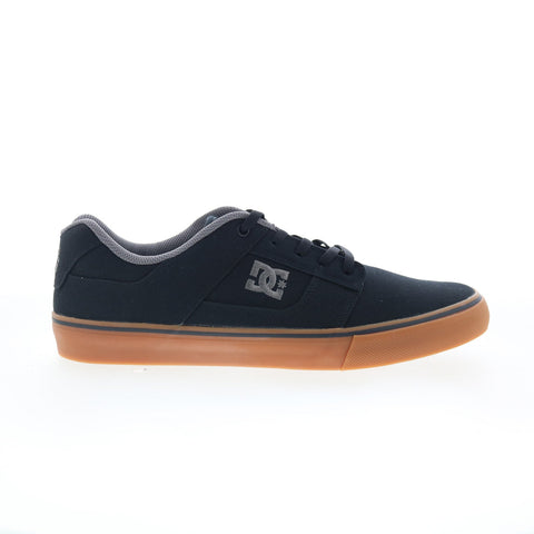 DC Bridge TX 320098 Mens Black Canvas Skate Inspired Sneakers Shoes