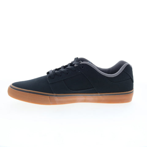 DC Bridge TX 320098 Mens Black Canvas Skate Inspired Sneakers Shoes