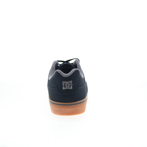 DC Bridge TX 320098 Mens Black Canvas Skate Inspired Sneakers Shoes