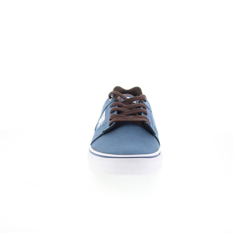 DC Bridge TX 320098 Mens Blue Canvas Lace Up Skate Inspired Sneakers Shoes
