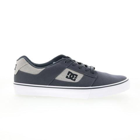 DC Bridge TX 320098 Mens Gray Canvas Skate Inspired Sneakers Shoes