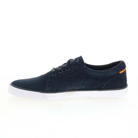 DC Council S 320174 Mens Blue Suede Lace Up Skate Inspired Sneakers Shoes