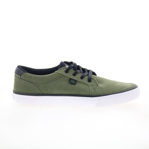 DC Council S 320174 Mens Green Suede Lace Up Skate Inspired Sneakers Shoes
