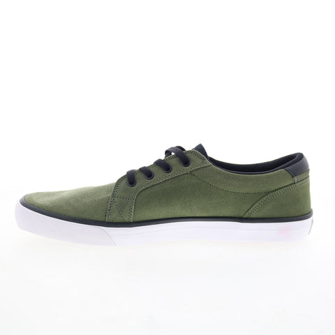 DC Council S 320174 Mens Green Suede Lace Up Skate Inspired Sneakers Shoes