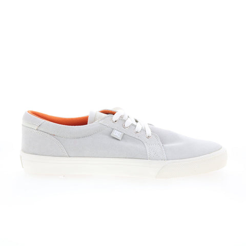 DC Council S 320174 Mens Gray Suede Lace Up Skate Inspired Sneakers Shoes