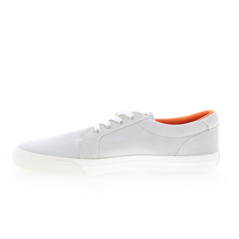 DC Council S 320174 Mens Gray Suede Lace Up Skate Inspired Sneakers Shoes