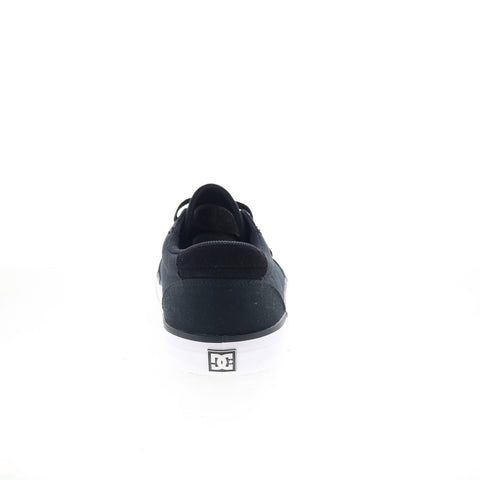 DC Council TX 320305 Mens Black Canvas Skate Inspired Sneakers Shoes