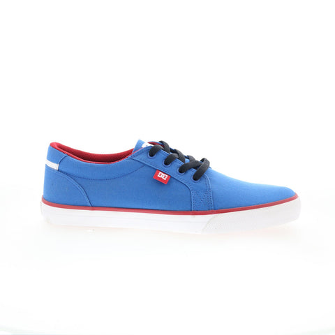 DC Council TX 320305 Mens Blue Canvas Skate Inspired Sneakers Shoes