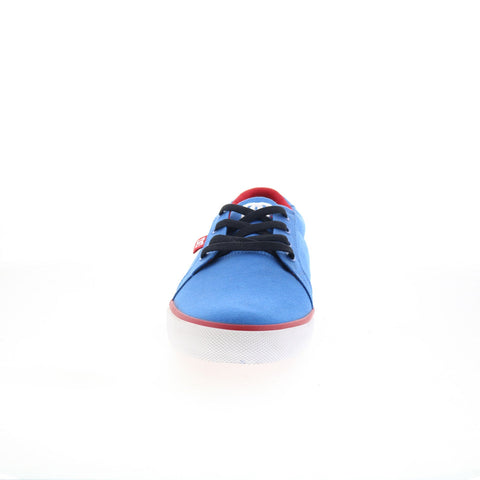 DC Council TX 320305 Mens Blue Canvas Skate Inspired Sneakers Shoes
