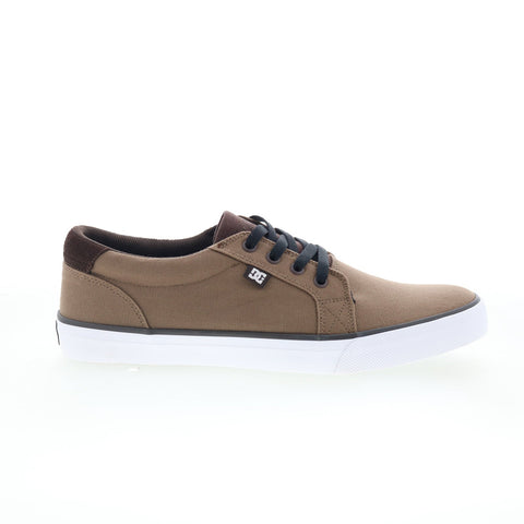 DC Council TX 320305 Mens Brown Canvas Skate Inspired Sneakers Shoes