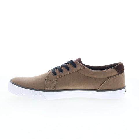 DC Council TX 320305 Mens Brown Canvas Skate Inspired Sneakers Shoes