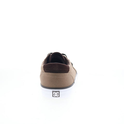 DC Council TX 320305 Mens Brown Canvas Skate Inspired Sneakers Shoes