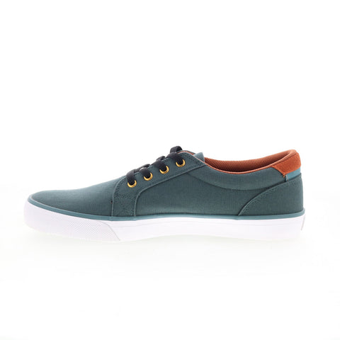 DC Council TX 320305 Mens Green Canvas Skate Inspired Sneakers Shoes