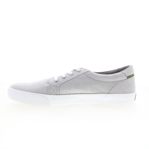 DC Council TX 320305 Mens Gray Canvas Skate Inspired Sneakers Shoes