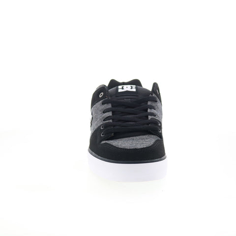 DC Pure TX SE 320423 Mens Gray Nubuck Skate Inspired Sneakers Shoes