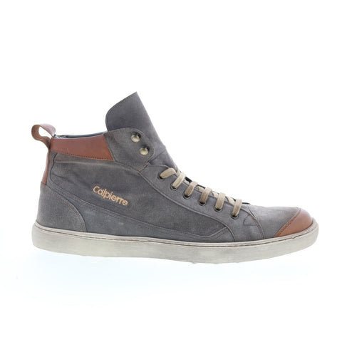Calpierre Calpi1 320 Mens Gray Suede Lace Up Lifestyle Sneakers Shoes