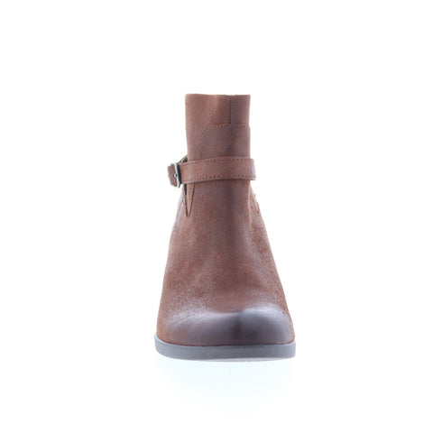 Dansko Cagney 3217-532300 Womens Brown Leather Zipper Casual Dress Boots