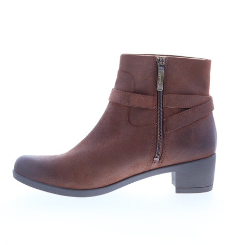 Dansko Cagney 3217-532300 Womens Brown Leather Zipper Casual Dress Boots
