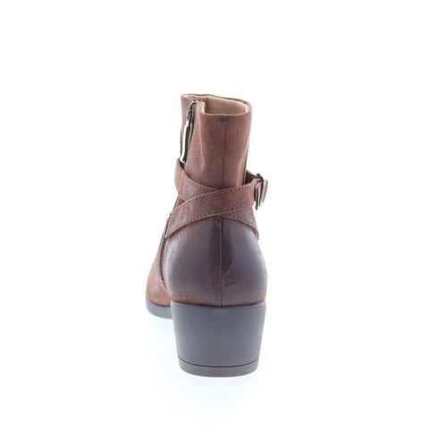 Dansko Cagney 3217-532300 Womens Brown Leather Zipper Casual Dress Boots