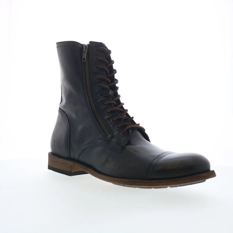Frye Tyler Double Zip 81623 Mens Brown Leather Zipper Casual Dress Boots