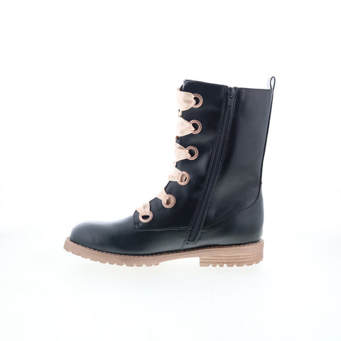 Katy Perry The Lacy Lug 34PK0030 Girls Black Synthetic Casual Dress Boots