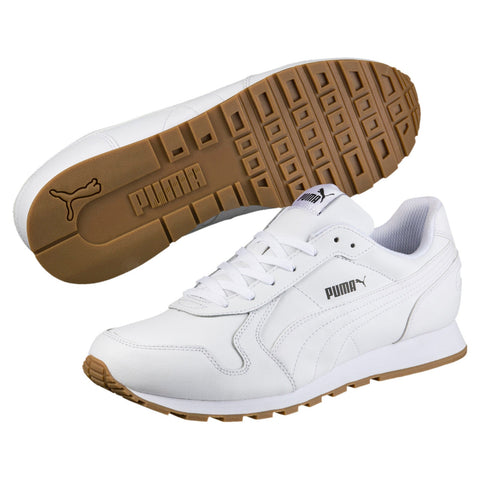 Puma ST Runner Full L 35913007 Mens White Leather Lifestyle Sneakers Shoes