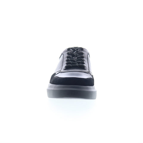 Robert Graham 362-301-07 Mens Black Leather Lifestyle Sneakers Shoes